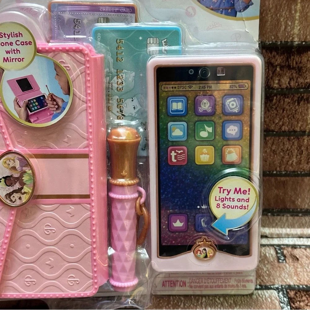 Disney Princess Style Play Phone & Stylish Clutch - Pink